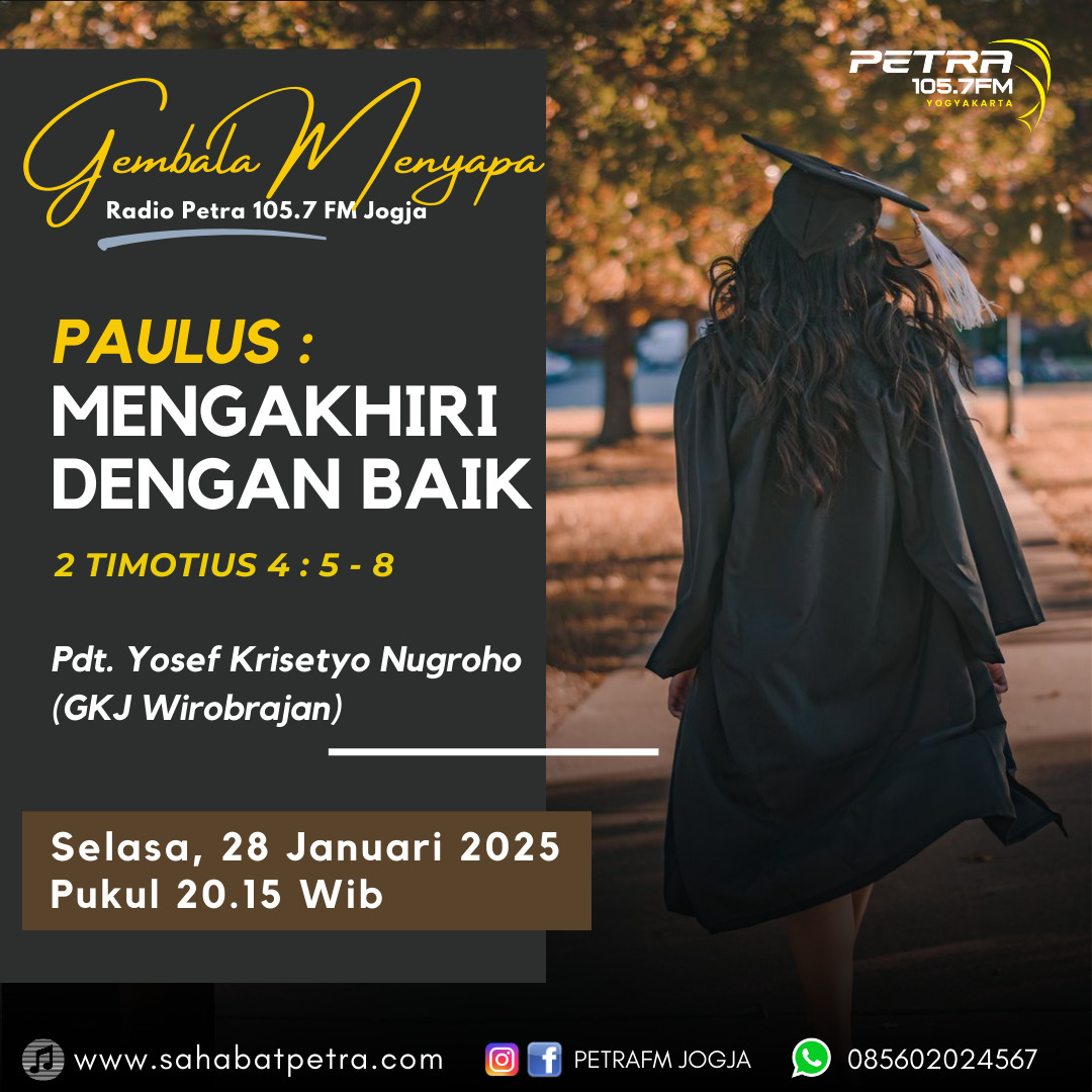 Gembala Menyapa - 28 JANUARI 2025