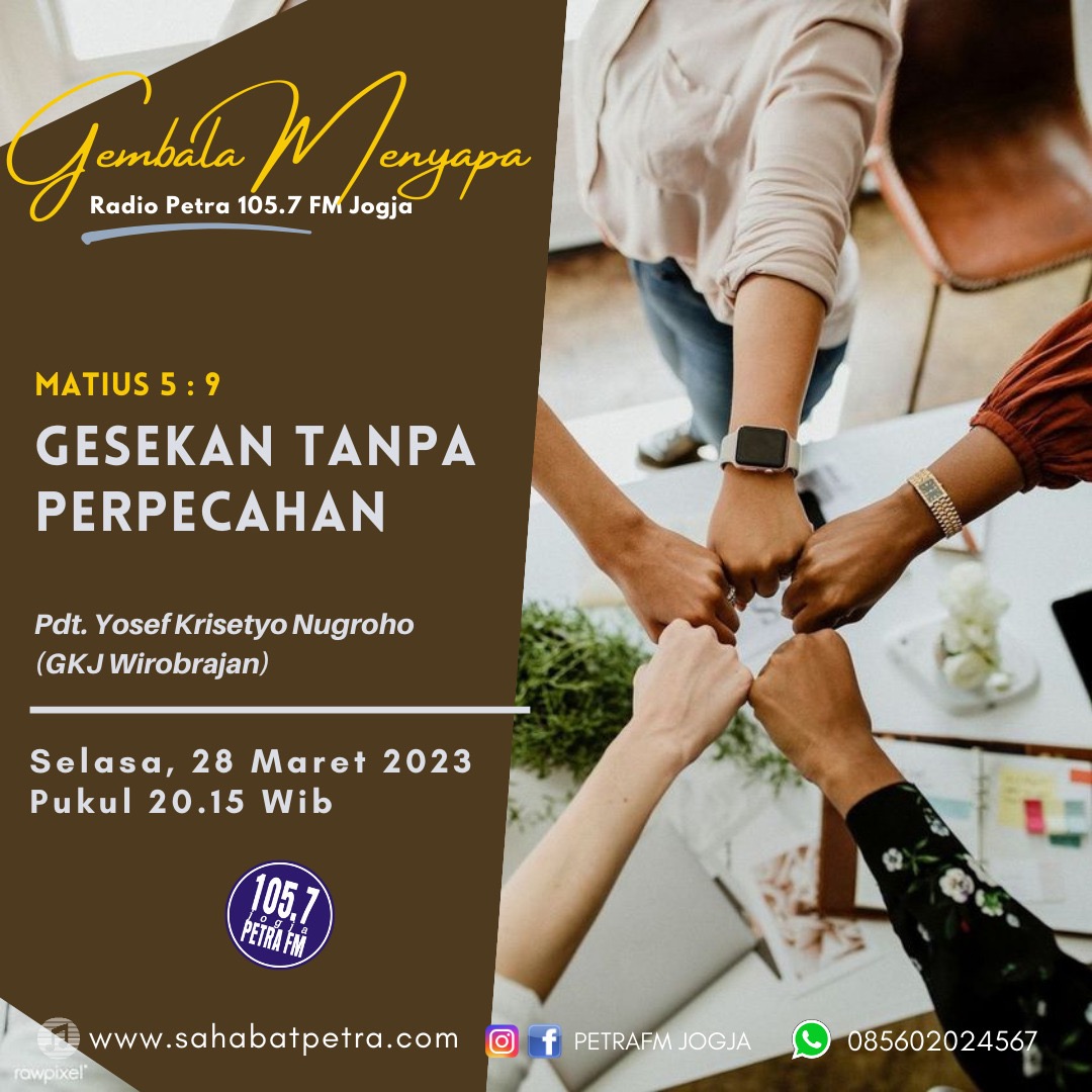 Gembala Menyapa - 28 MARET 2023