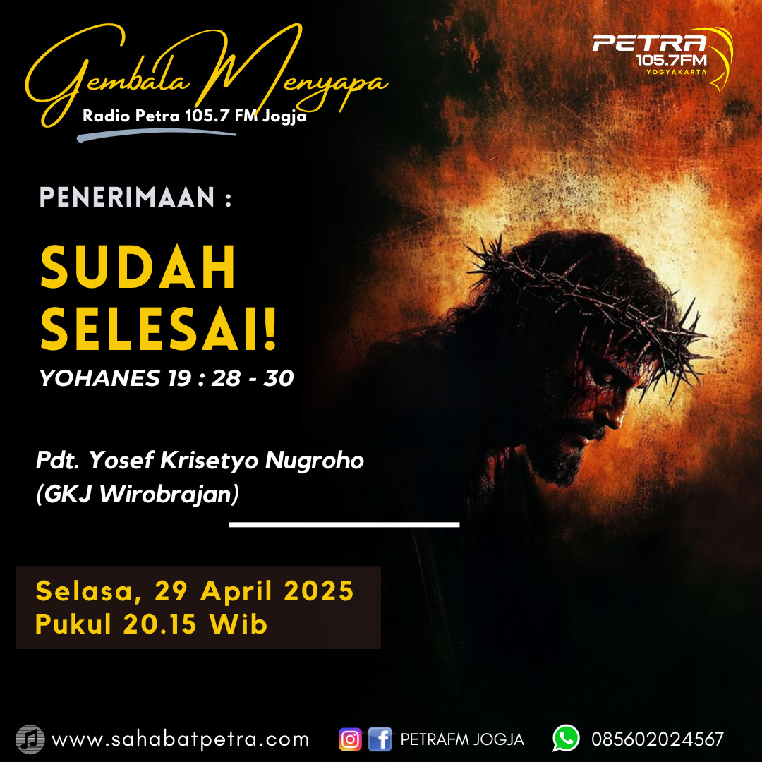 Gembala Menyapa - 29 APRIL 2025