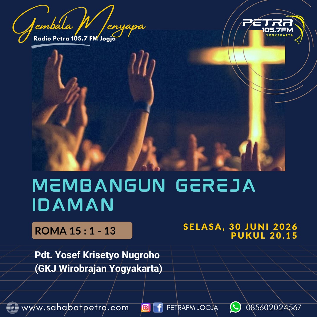 Gembala Menyapa - 30 JUNI 2026