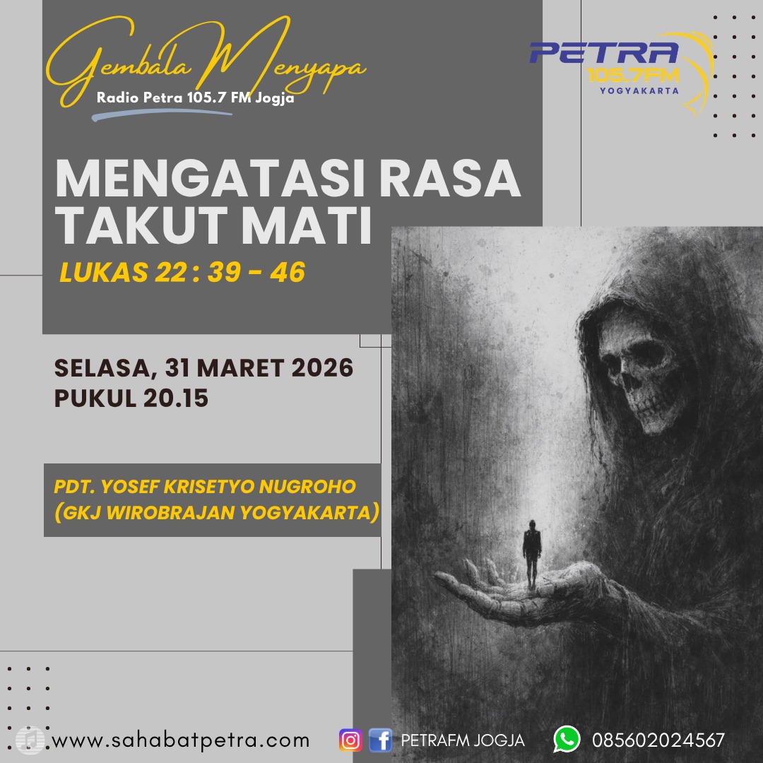 Gembala Menyapa - 31 MARET 2026