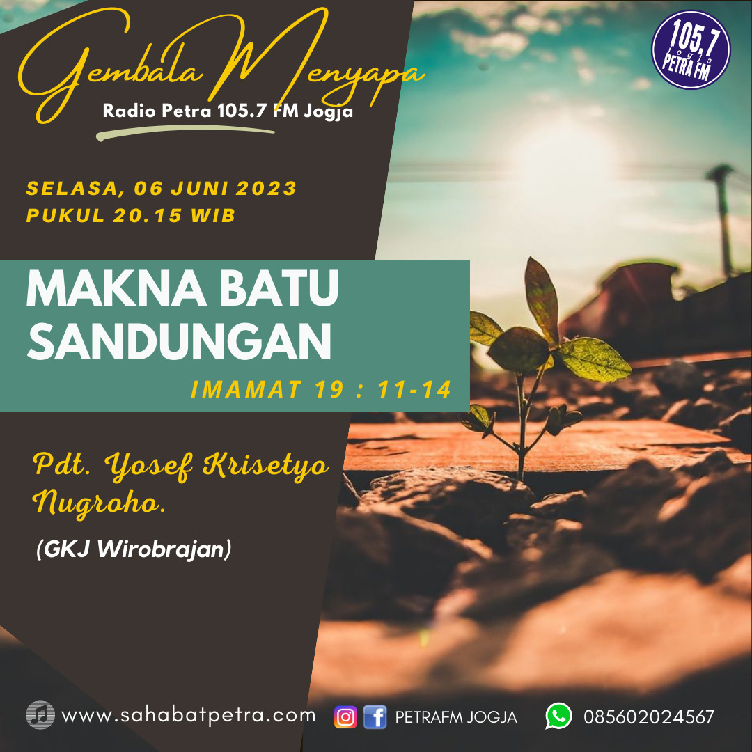 Gembala Menyapa - 06 JUNI 2023