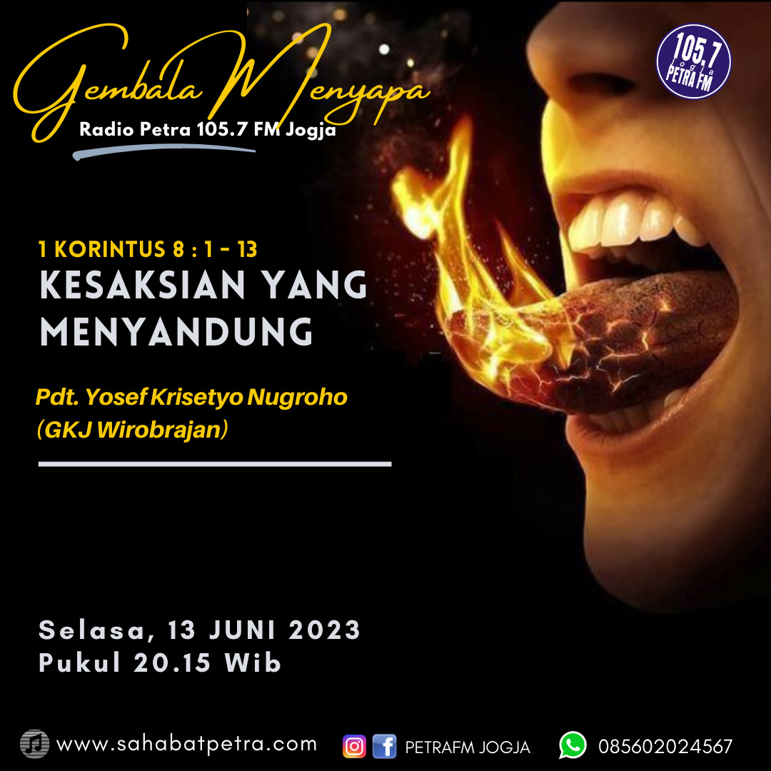 Gembala Menyapa - 13 JUNI 2023