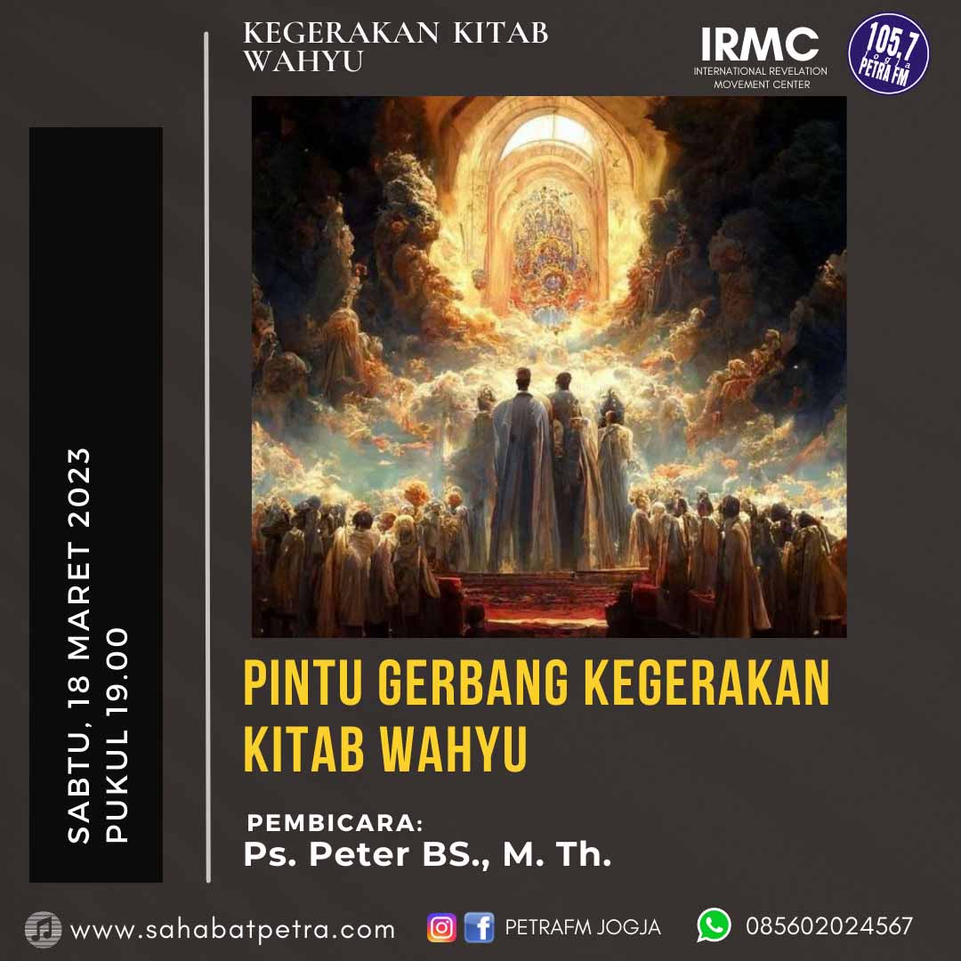 Kegerakan Kitab Wahyu - 18 MARET 2023