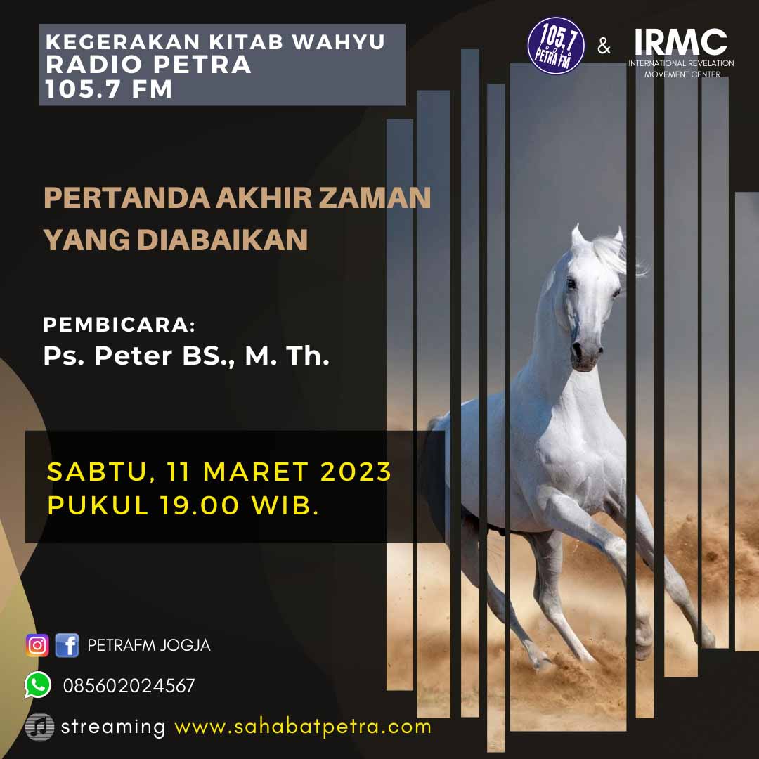 Kegerakan Kitab Wahyu - 11 MARET 2023