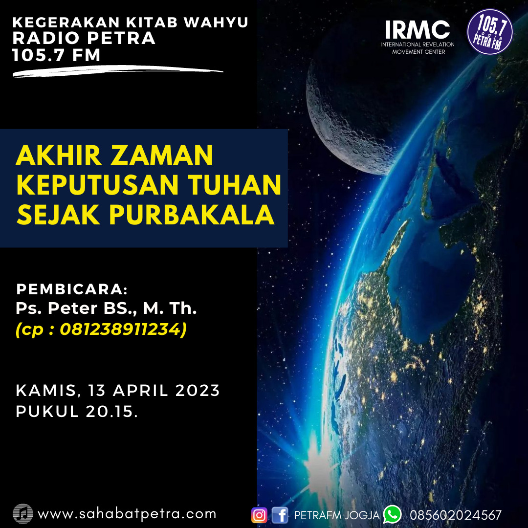 Kegerakan Kitab Wahyu - 13 APRIL 2023