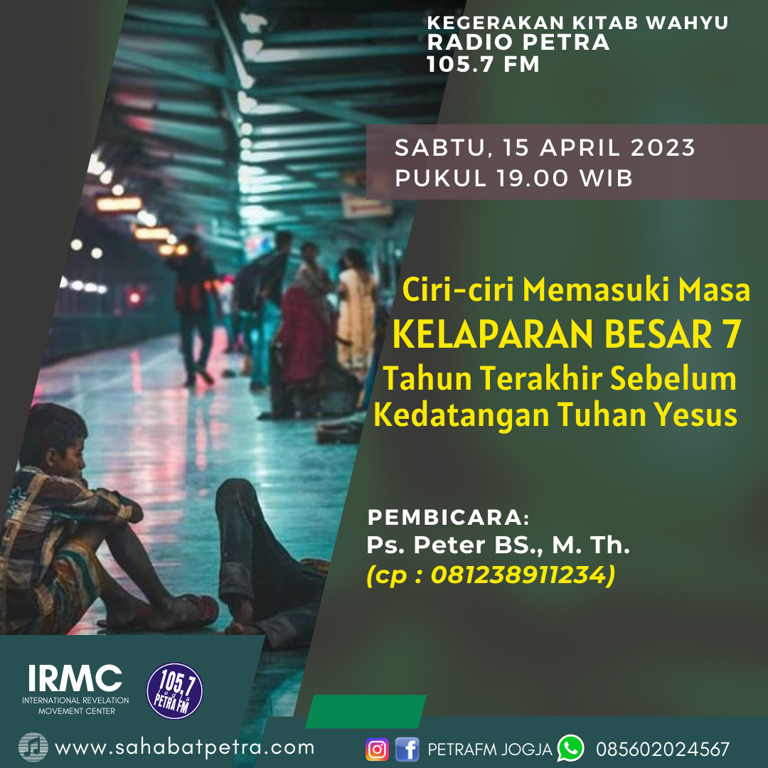 Kegerakan Kitab Wahyu - 15 APRIL 2023
