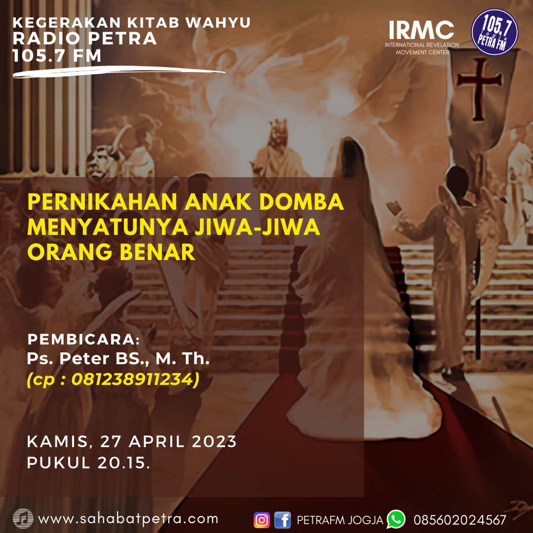Kegerakan Kitab Wahyu - 27 APRIL 2023