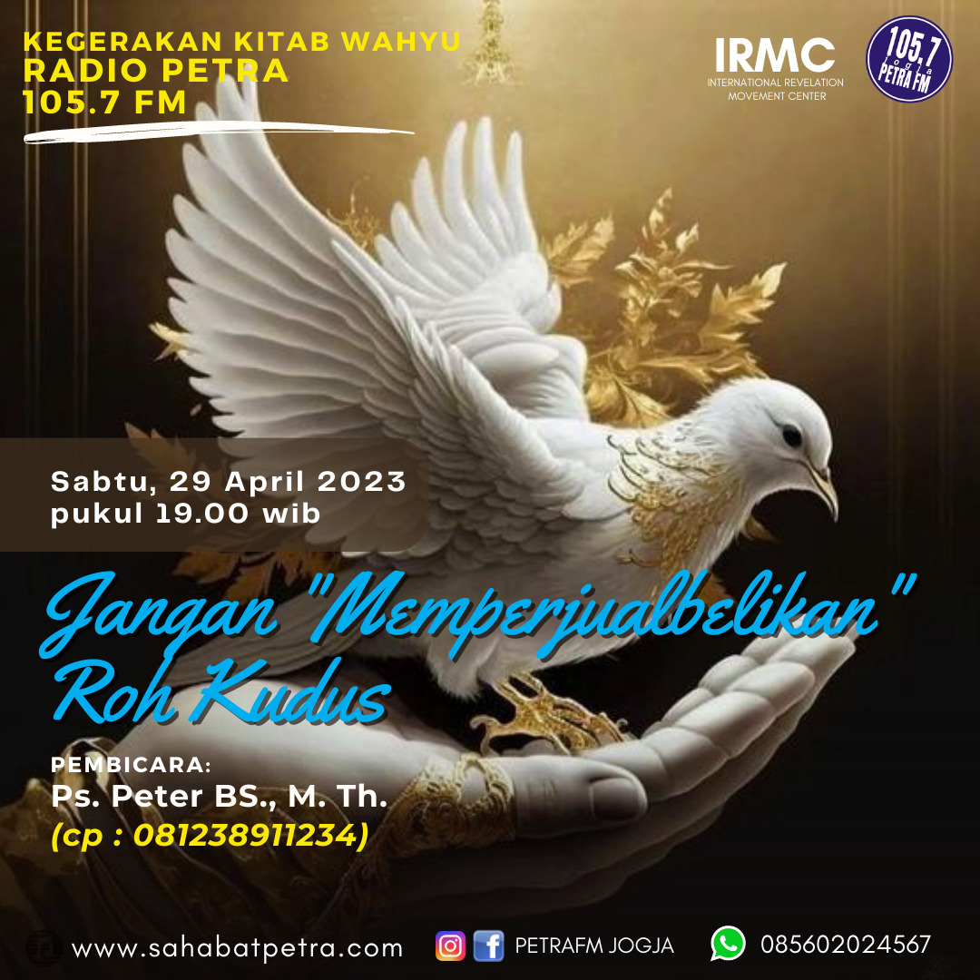 Kegerakan Kitab Wahyu - 29 APRIL 2023