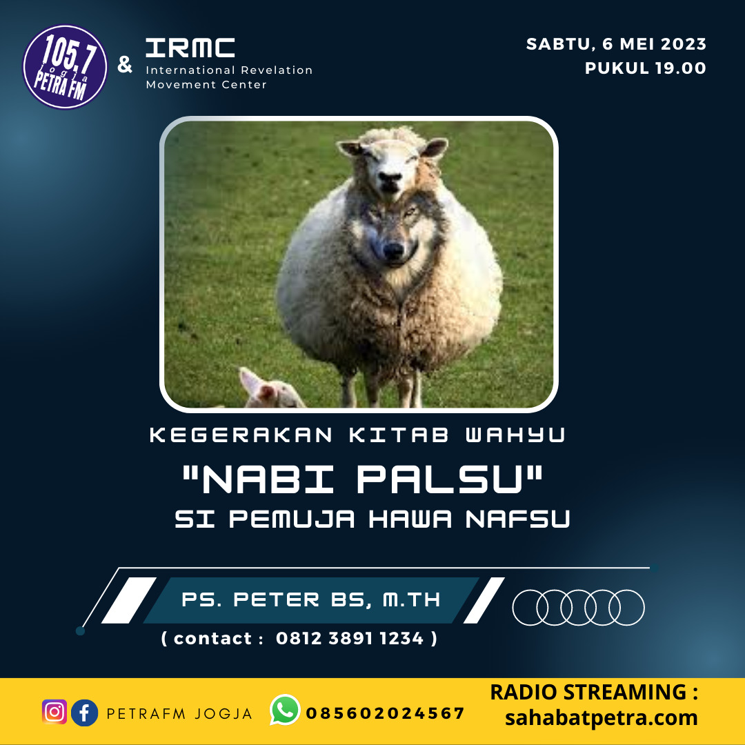 Kegerakan Kitab Wahyu - 06 MEI 2023