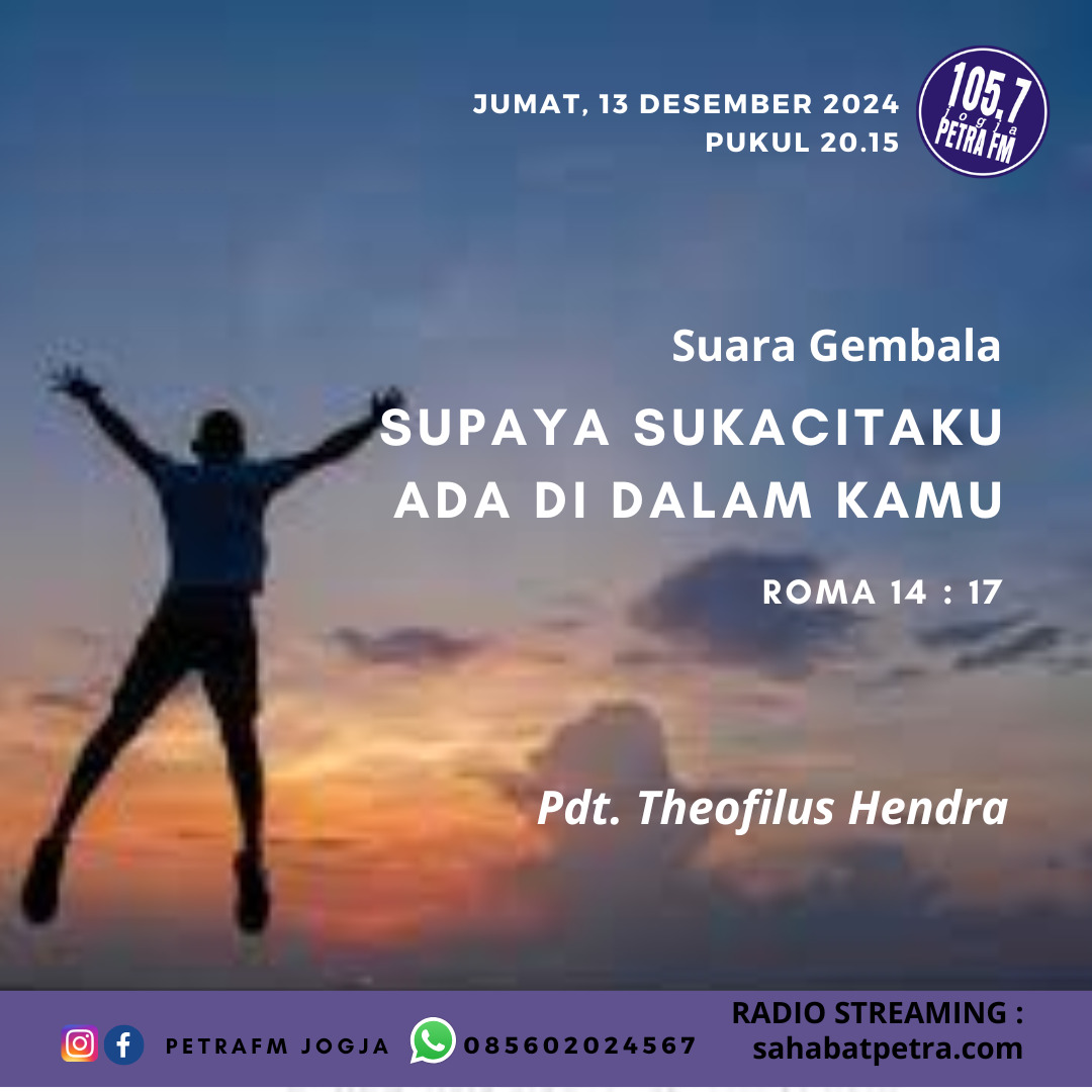 Suara Gembala - 13 DESEMBER 2024