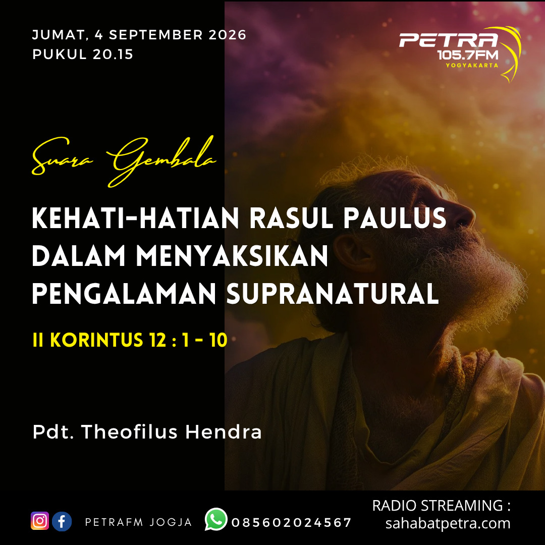Suara Gembala - 04 SEPTEMBER 2026