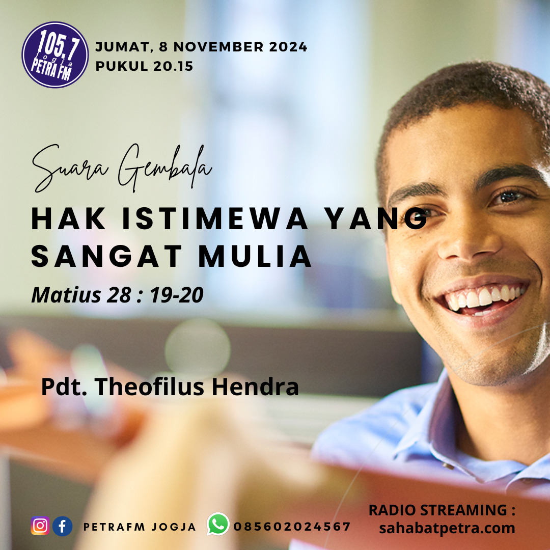 Suara Gembala - 08 NOVEMBER 2024