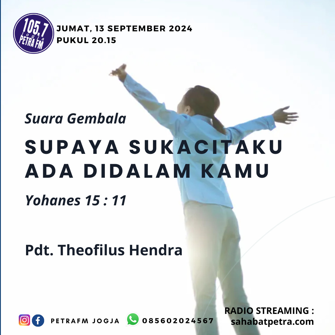 Suara Gembala - 13 SEPTEMBER 2024