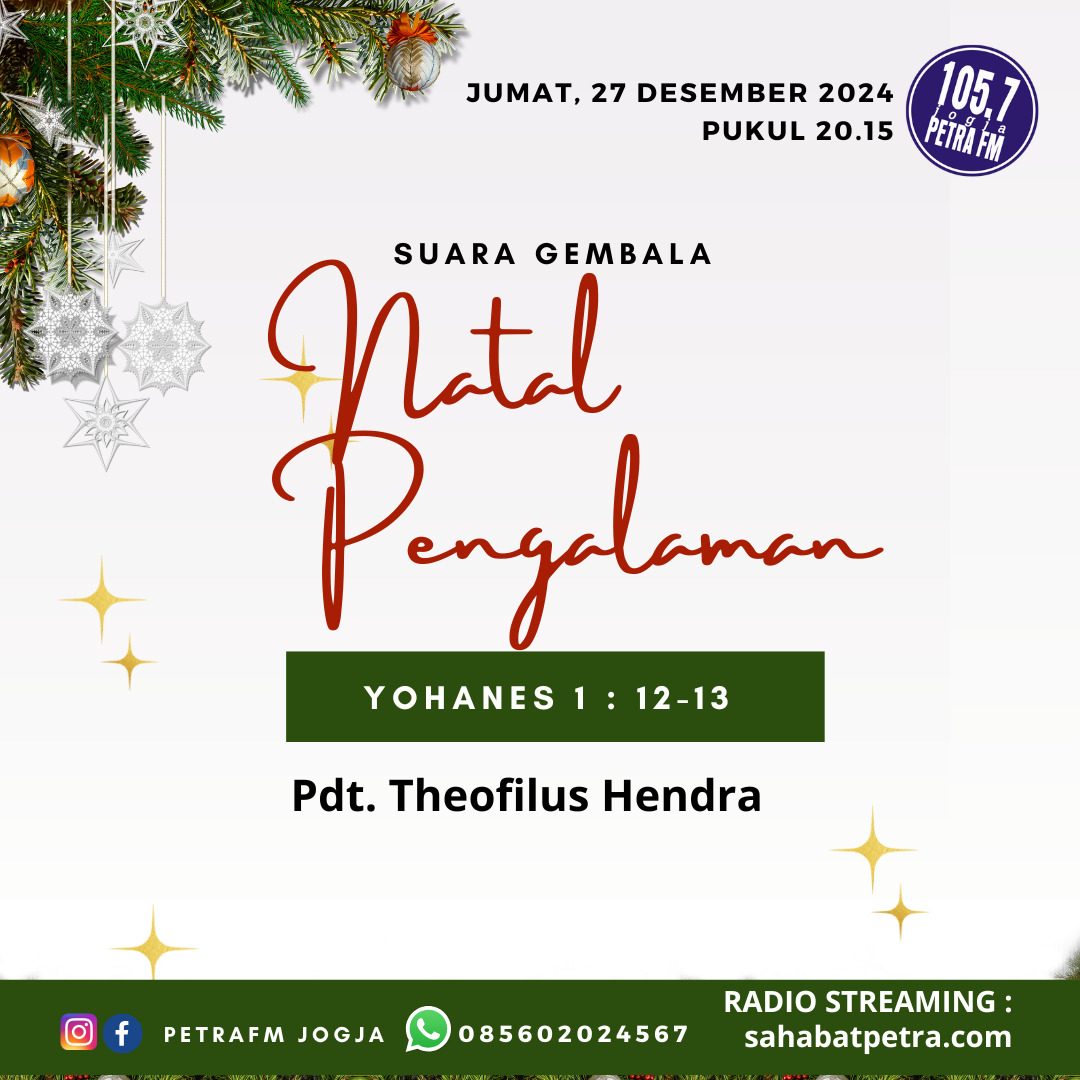 Suara Gembala - 27 DESEMBER 2024