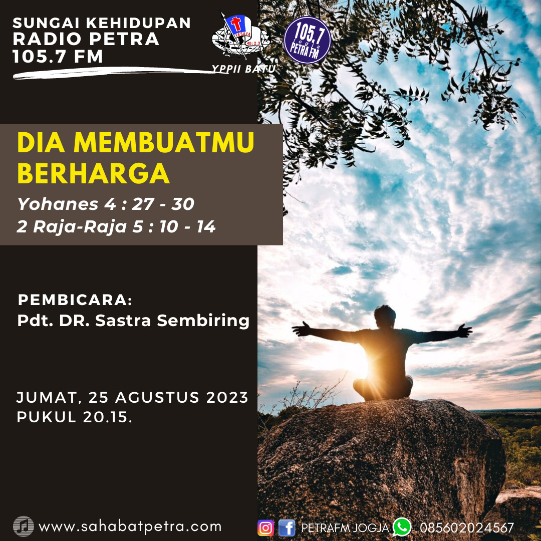 Sungai Kehidupan -25 AGUSTUS 2023