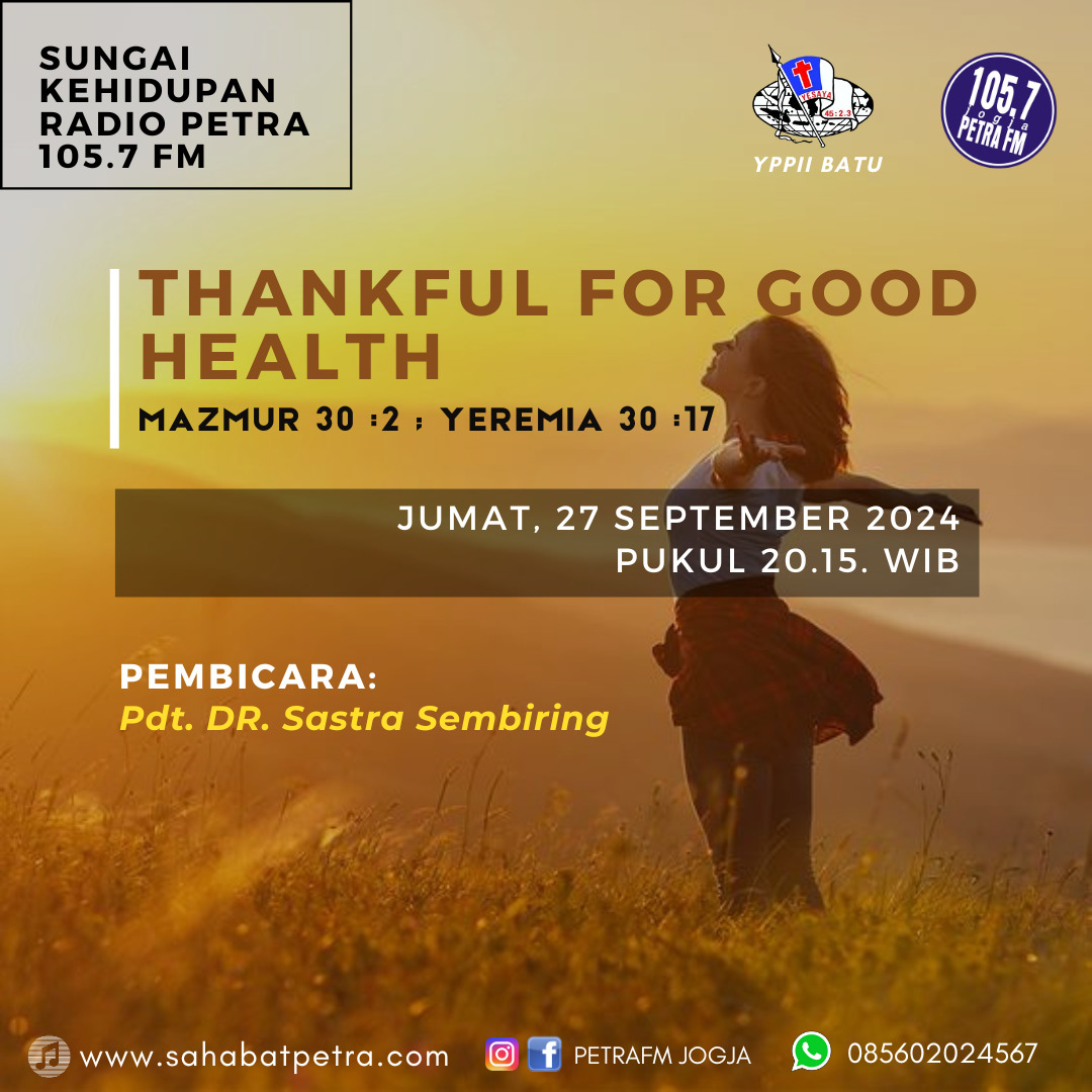 Sungai Kehidupan - 27 SEPTEMBER 2024