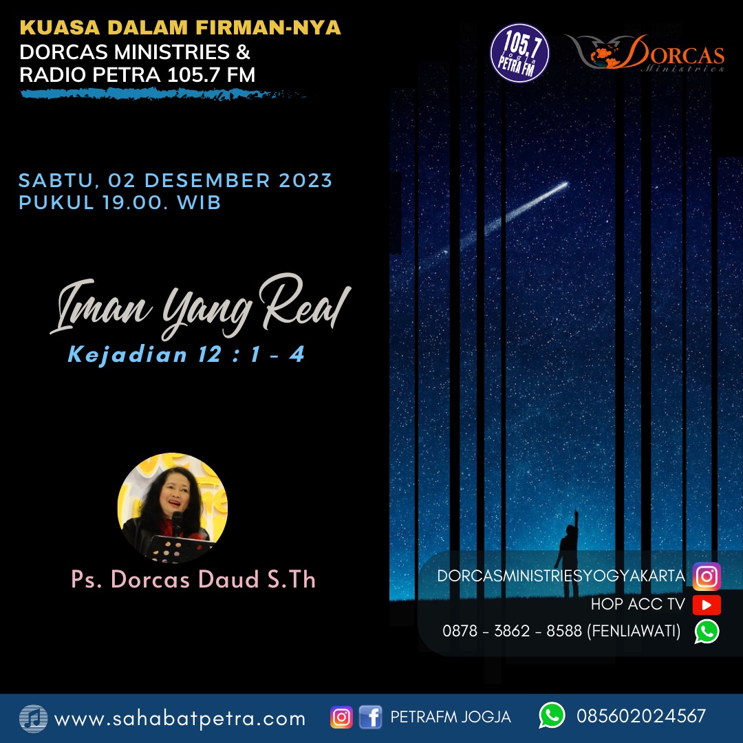 Kuasa Dalam FirmanNya - 02 DESEMBER 2023
